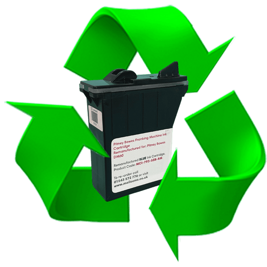 Pitney Bowes DM60 & K722 Royal Mail Approved Blue Refilling & Re-setting Service Pitney Bowes DM60 & K722 Royal Mail Approved Blue Refilling & Re-setting Service