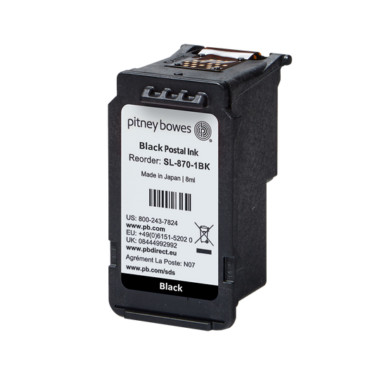 Brand New Original Pitney Bowes SendPro Mailstation Black Ink Cartridge Brand New Original Pitney Bowes SendPro Mailstation Black Ink Cartridge
