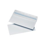 White DL Non Windowed Self Seal Envelopes (110mm x 220mm)