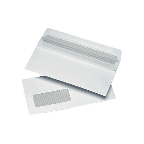 White DL Windowed (35mm x 90mm) Self Seal Envelopes (110mm x 220mm) White DL Windowed (35mm x 90mm) Self Seal Envelopes (110mm x 220mm)