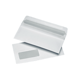 White DL Windowed (35mm x 90mm) Self Seal Envelopes (110mm x 220mm)