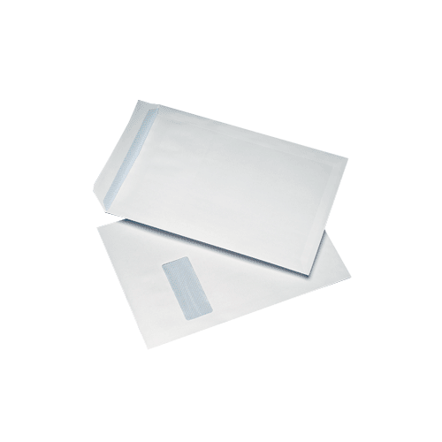 250 White C4 Windowed (40mm x 105mm) Self Seal Envelopes (324mm x 229mm) 250 White C4 Windowed (40mm x 105mm) Self Seal Envelopes (324mm x 229mm)