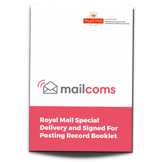 Royal Mail’s Special Delivery & Signed For Posting Record Booklet