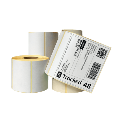 4 x 6″ (101.6mm x 152.4mm) - Royal Mail & Parcelforce Direct Thermal Label Rolls