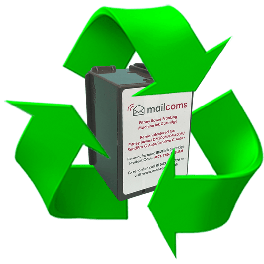 Pitney Bowes DM300M & DM400M Royal Mail Approved Blue Refilling & Re-setting Service