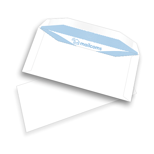 1000 White DL+ Gummed Non-Windowed Folding Inserting Machine Envelopes (114mm x 235mm)