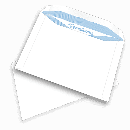 500 White C5+ Gummed Non-Windowed Envelopes (162mm x 235mm)
