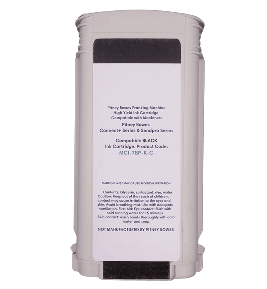 Pitney Bowes Connect+ 1000, Connect+ 2000 & Connect+ 3000 Compatible Black High Capacity Ink Cartridge - Royal Mail Approved