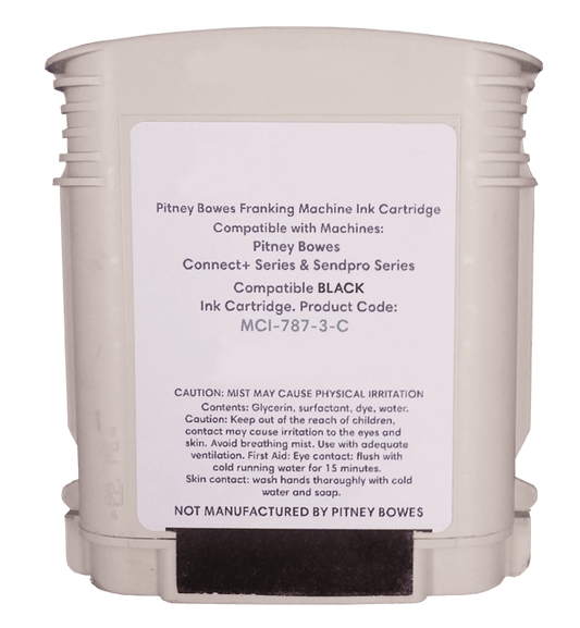 Pitney Bowes Connect+ 1000, Connect+ 2000 & Connect+ 3000 Compatible Black Ink Cartridge - Royal Mail Approved