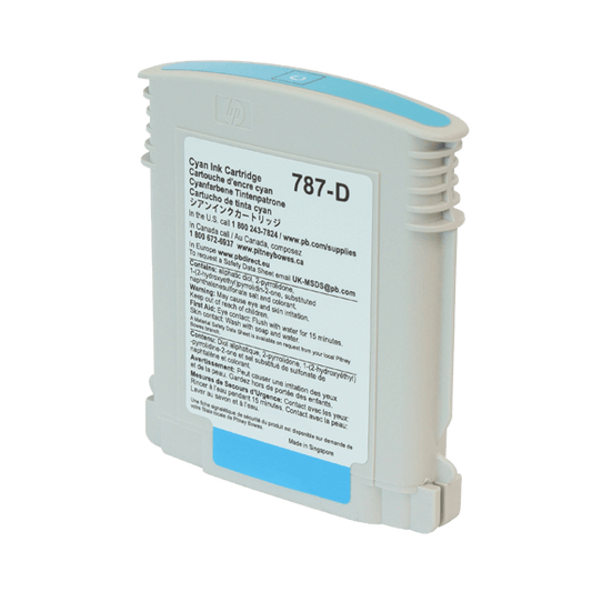 Brand New Original Pitney Bowes Connect+ 1000, 2000 & 3000 Cyan Ink Cartridge