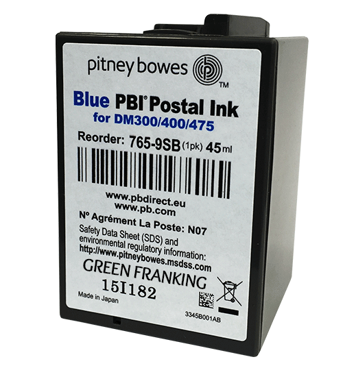 Brand New Original Pitney Bowes SendPro C Auto Blue Ink Cartridge